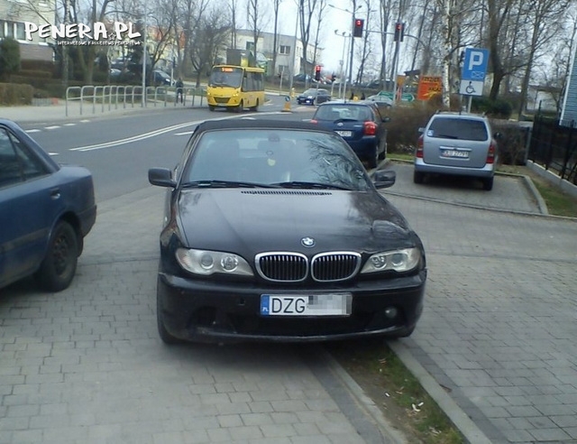 Parkowanie typowego debila z BMW