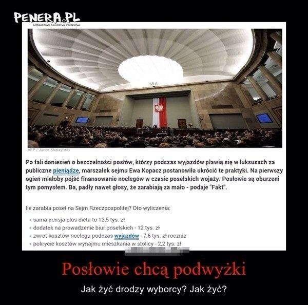 Posłom znowu za mało