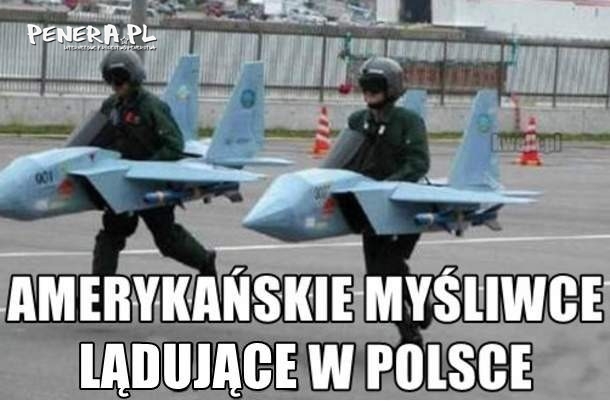 Amerykańskie myśliwce lądują w Polsce