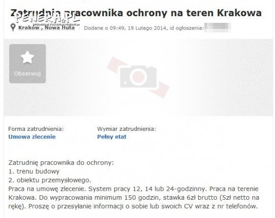 Taka praca to skarb