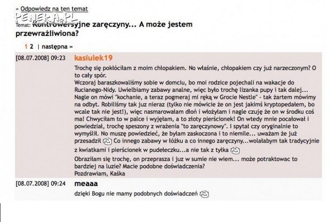 Bardzo oryginalne zaręczyny